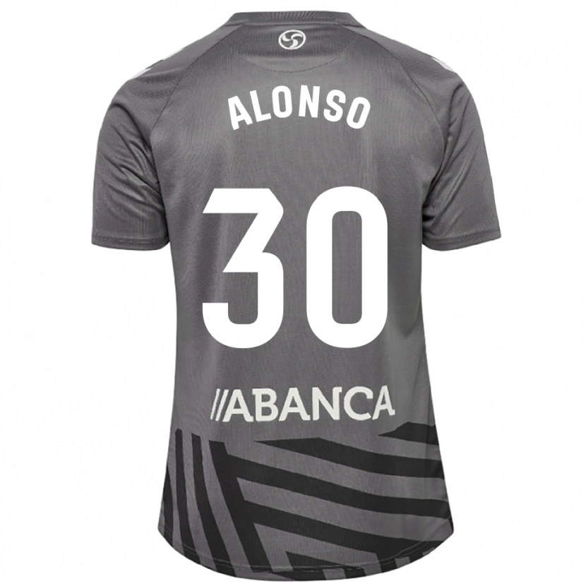 Danxen Børn Adriana Alonso #30 Mørk Grå Sort Målmandstrøje 2025/26 Trøje T-shirt
