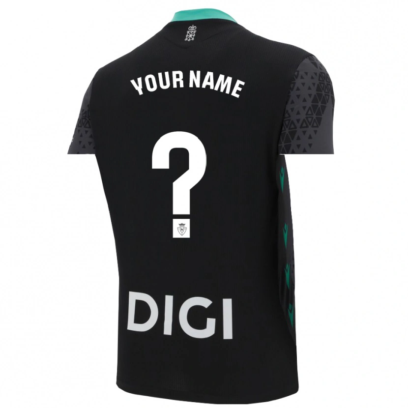 Danxen Børn CA Osasuna Mørk Grå Sort Målmandstrøje 2025/26 Trøje T-shirt