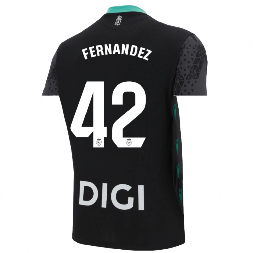 Danxen Børn Rafa Fernández #42 Mørk Grå Sort Målmandstrøje 2025/26 Trøje T-shirt