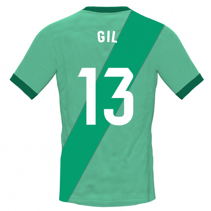 Danxen Børn Juanpe Gil #13 Grøn Sort Målmandstrøje 2025/26 Trøje T-shirt