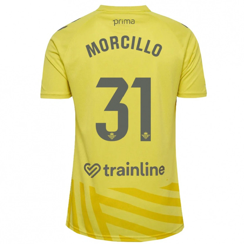 Danxen Børn Ana Morcillo #31 Gul Grå Målmandstrøje 2025/26 Trøje T-shirt