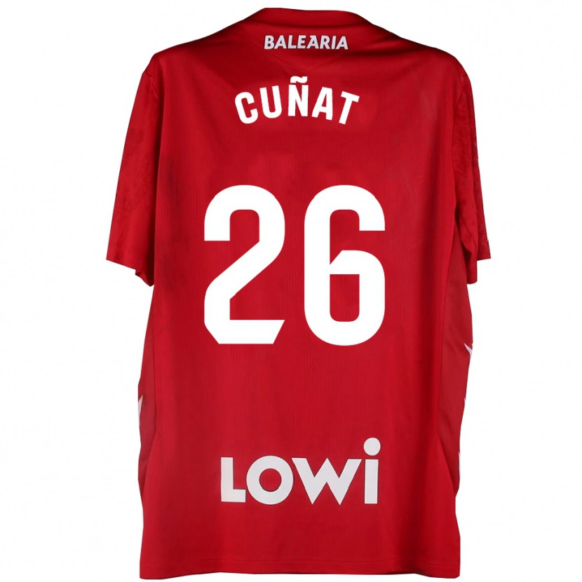 Danxen Børn Pablo Campos #26 Rød Hvid Målmandstrøje 2025/26 Trøje T-shirt