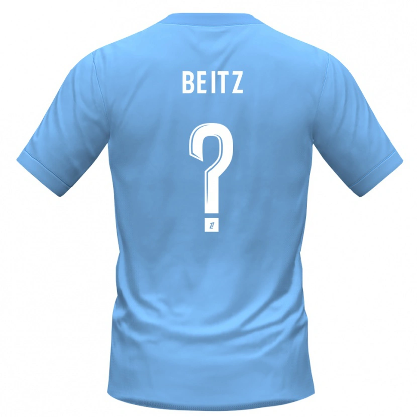 Danxen Børn Taylor Beitz #0 Blå Sort Målmandstrøje 2025/26 Trøje T-shirt