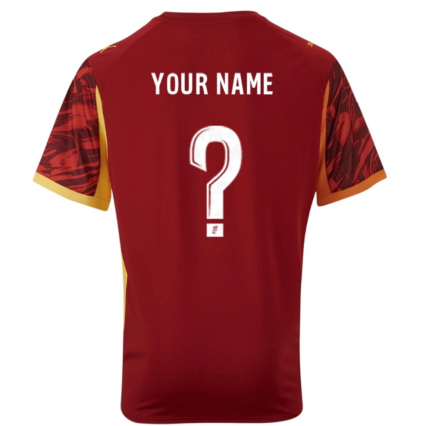 Danxen Børn Olympique Marseille Bordeaux Brun Målmandstrøje 2025/26 Trøje T-shirt