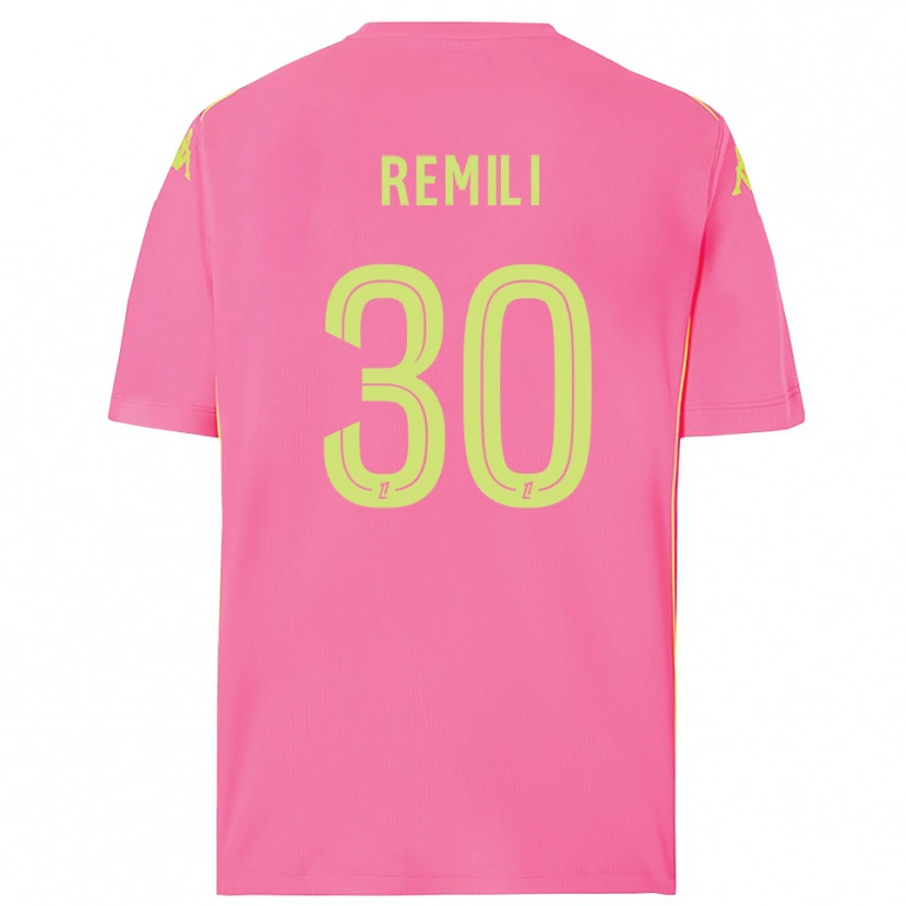 Danxen Børn Célia Remili #30 Hot Pink Målmandstrøje 2025/26 Trøje T-shirt