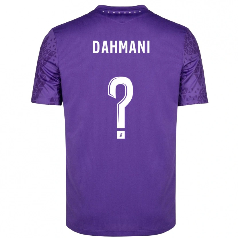 Danxen Børn Waël Dahmani #0 Lilla Hvid Målmandstrøje 2025/26 Trøje T-shirt