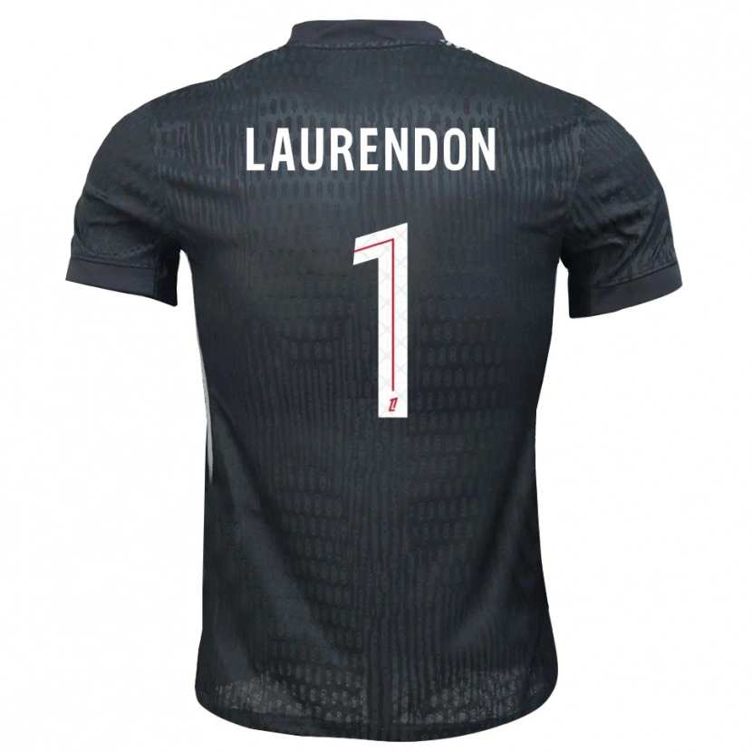 Danxen Børn Bilal Laurendon #1 Mørk Grå Sort Målmandstrøje 2025/26 Trøje T-shirt