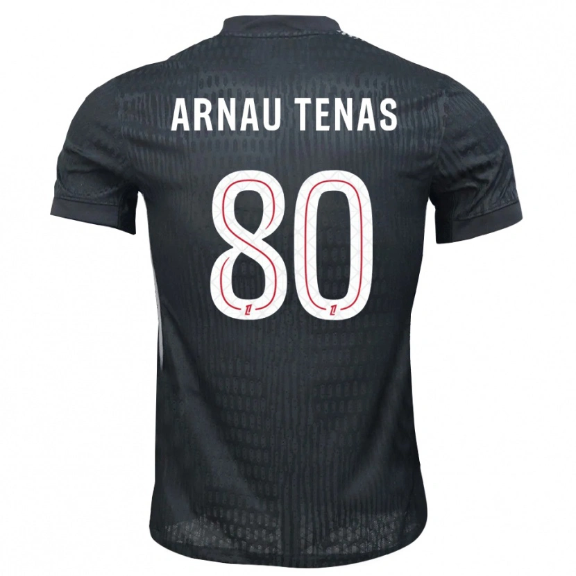 Danxen Børn Arnau Tenas #80 Mørk Grå Sort Målmandstrøje 2025/26 Trøje T-shirt