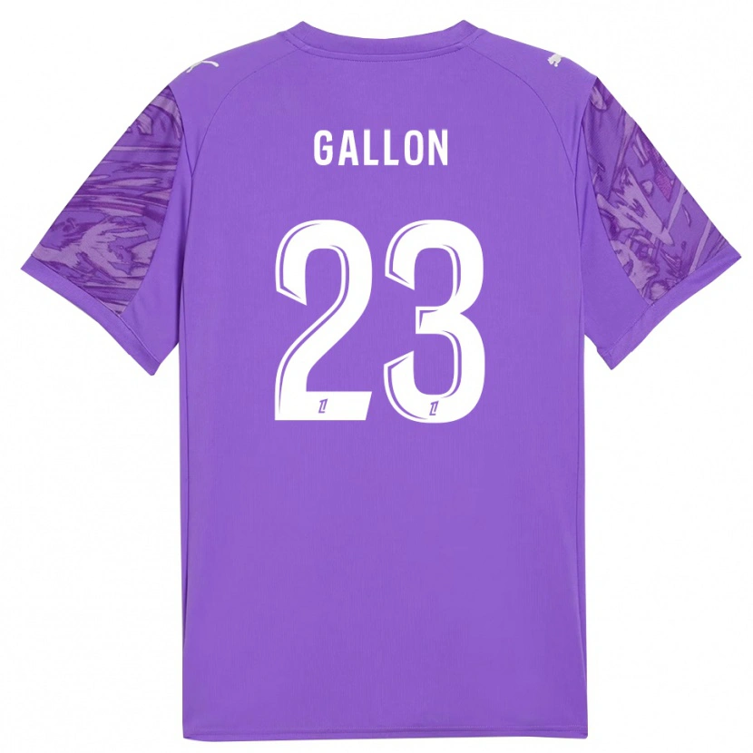 Danxen Børn Gauthier Gallon #23 Orkidé Hvid Målmandstrøje 2025/26 Trøje T-shirt