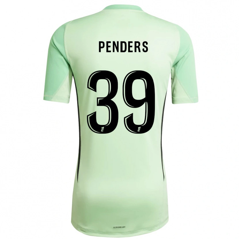 Danxen Børn Mike Penders #39 Lys Grøn Sort Målmandstrøje 2025/26 Trøje T-shirt