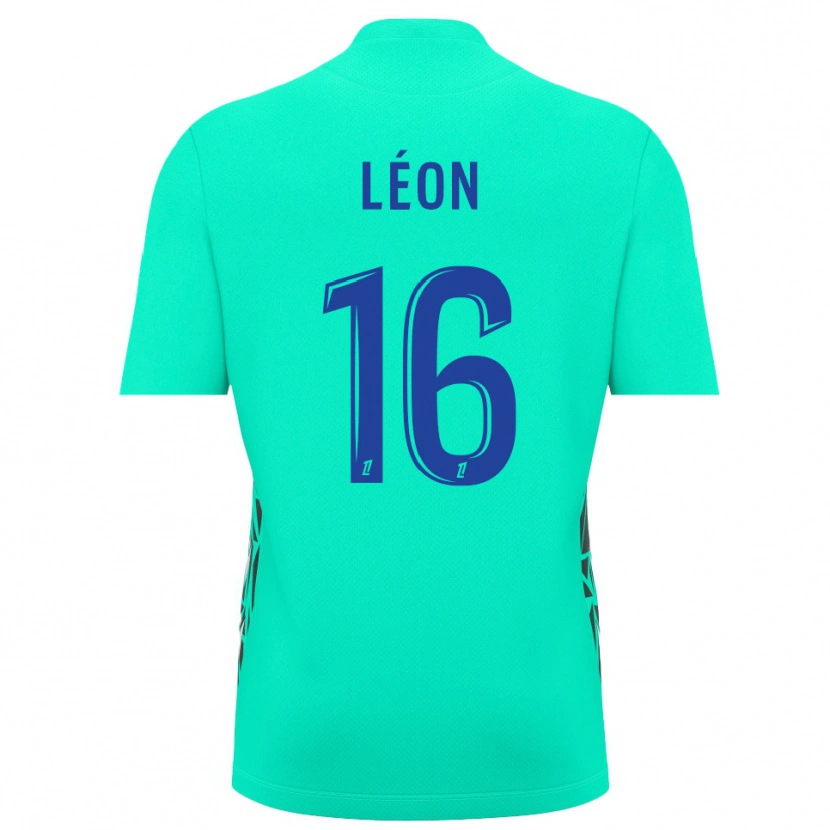 Danxen Børn Donovan Léon #16 Akva-Blå Målmandstrøje 2025/26 Trøje T-shirt