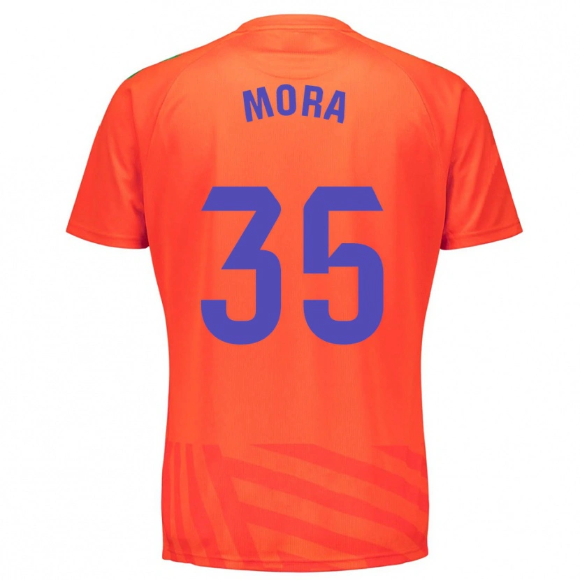 Danxen Børn Israel Mora #35 Rød Blå Målmandstrøje 2025/26 Trøje T-shirt