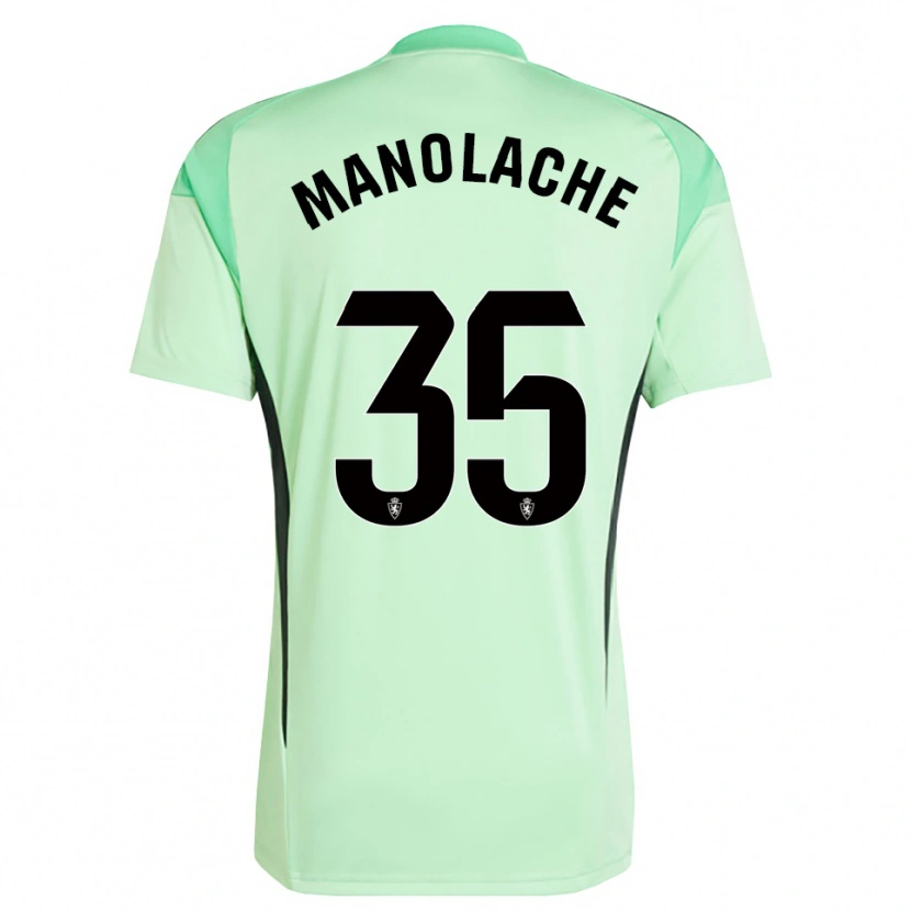 Danxen Børn Marcos Manolache #35 Mellem Forårs Grøn Målmandstrøje 2025/26 Trøje T-shirt