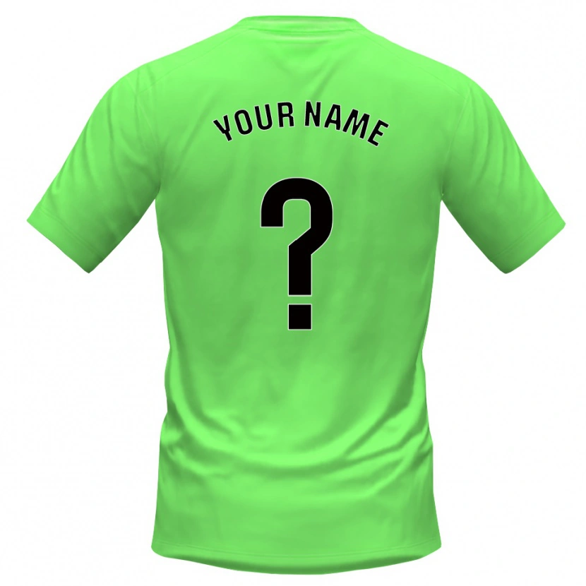 Danxen Børn Córdoba CF Grøn Sort Målmandstrøje 2025/26 Trøje T-shirt