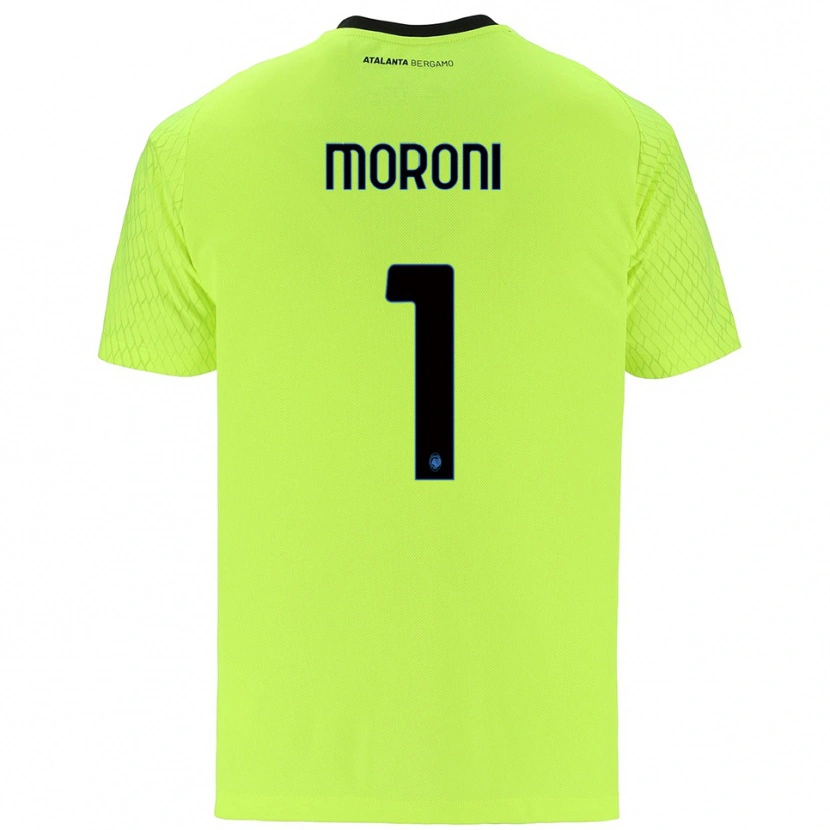 Danxen Børn Tommaso Moroni #1 Gul Grøn Rød Målmandstrøje 2025/26 Trøje T-shirt