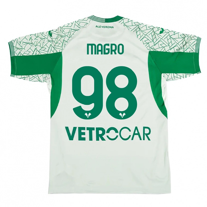 Danxen Børn Federico Magro #98 Grøn Rød Målmandstrøje 2025/26 Trøje T-shirt