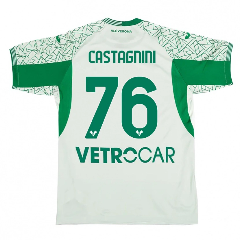 Danxen Børn Mirko Castagnini #76 Grøn Rød Målmandstrøje 2025/26 Trøje T-shirt