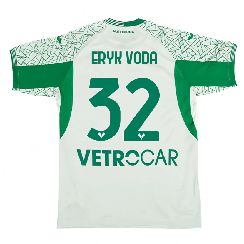 Danxen Børn Eryk Vodă #32 Grøn Rød Målmandstrøje 2025/26 Trøje T-shirt