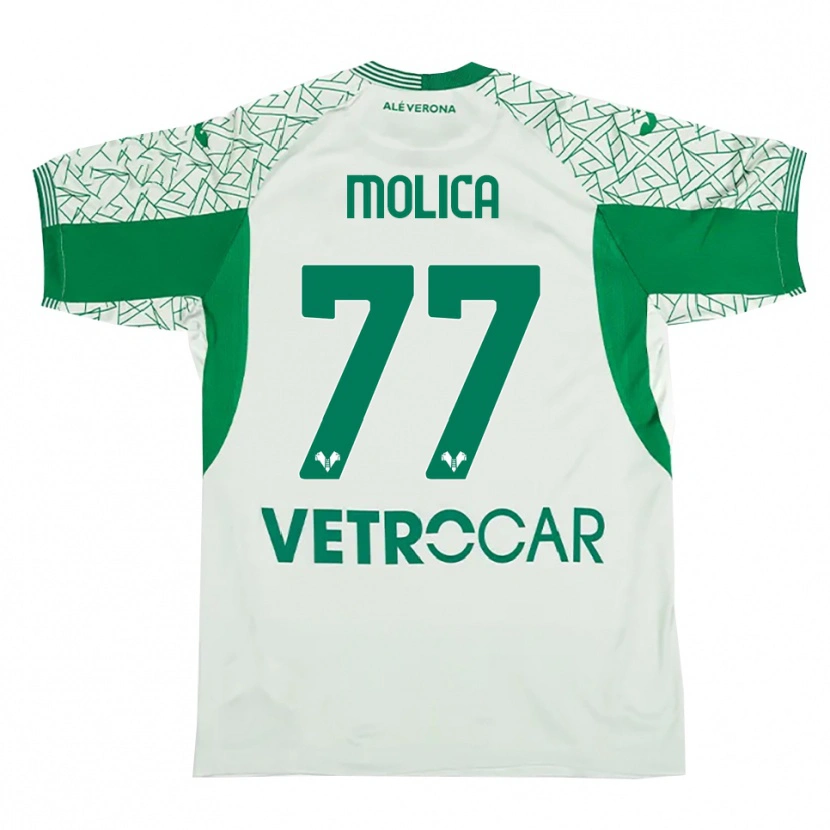Danxen Børn Francesco Molica #77 Grøn Rød Målmandstrøje 2025/26 Trøje T-shirt