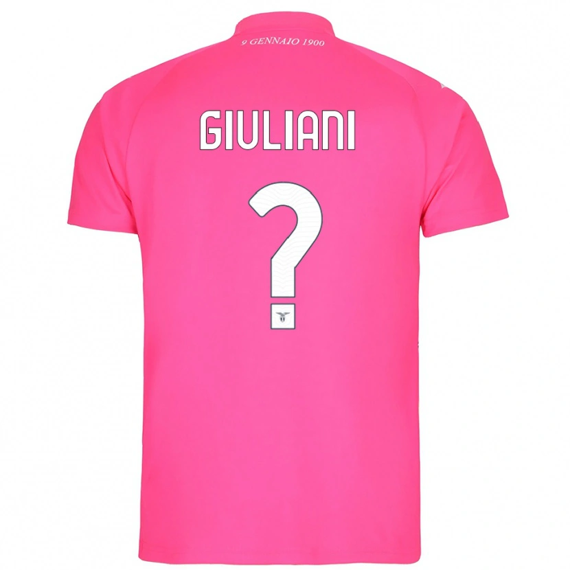 Danxen Børn Alessio Giuliani #0 Dyb Pink Målmandstrøje 2025/26 Trøje T-shirt