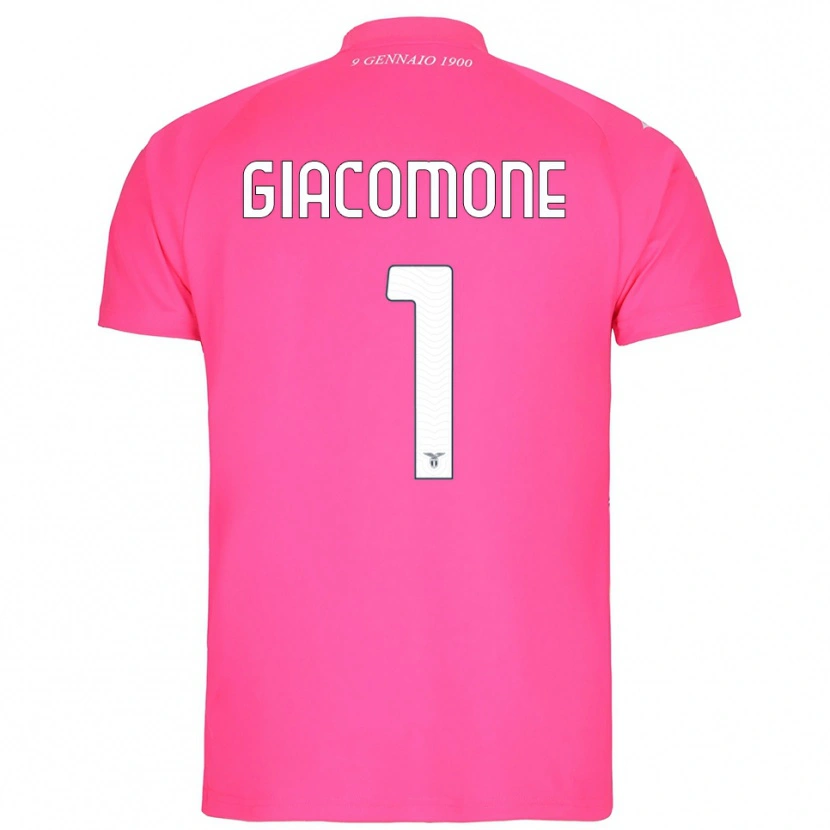 Danxen Børn Giacomo Giacomone #1 Dyb Pink Målmandstrøje 2025/26 Trøje T-shirt