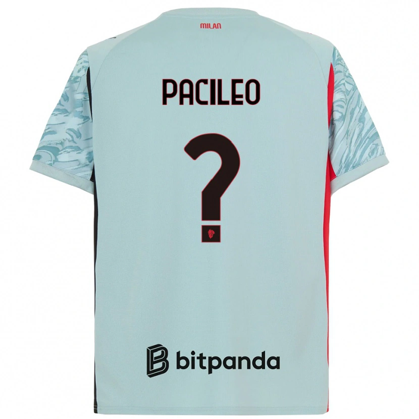 Danxen Børn Alessandro Pacileo #0 Lyseblå Rød Målmandstrøje 2025/26 Trøje T-shirt