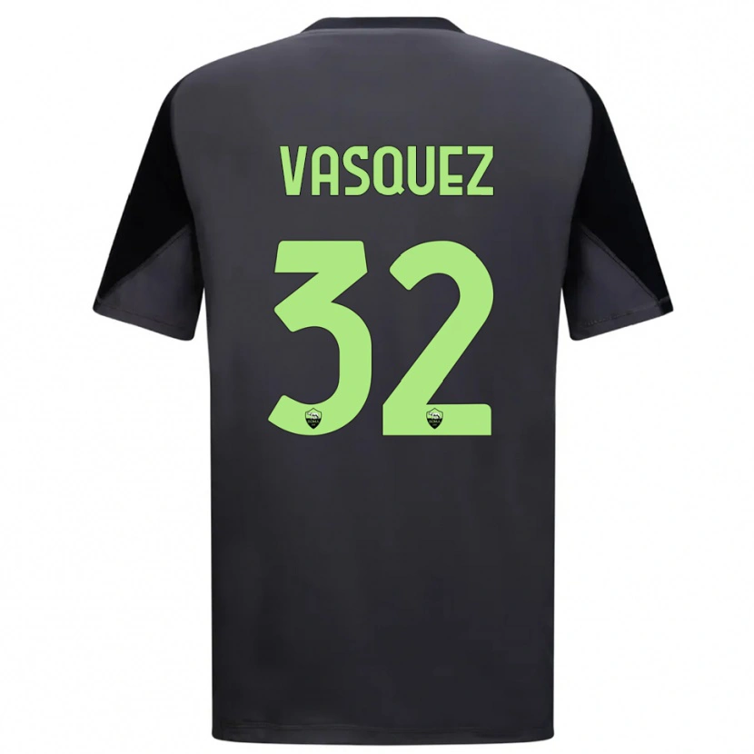 Danxen Børn Devis Vásquez #32 Sort Lysegrøn Målmandstrøje 2025/26 Trøje T-shirt