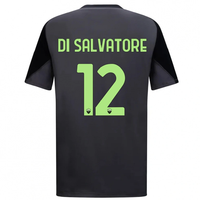 Danxen Børn Diego Di Salvatore #12 Sort Lysegrøn Målmandstrøje 2025/26 Trøje T-shirt