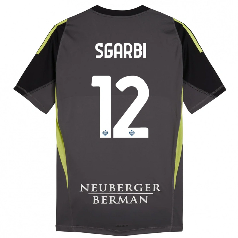 Danxen Børn Dylan Sgarbi #12 Sort Lysegrøn Målmandstrøje 2025/26 Trøje T-shirt
