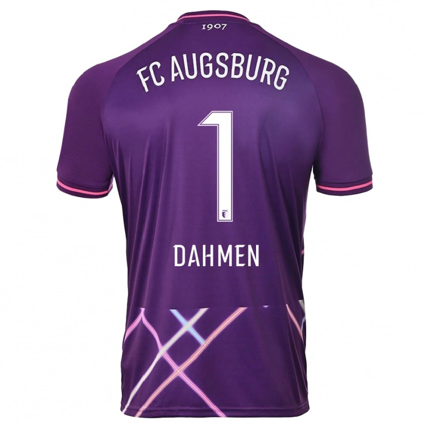 Danxen Børn Finn Dahmen #1 Lilla Pink Målmandstrøje 2025/26 Trøje T-shirt