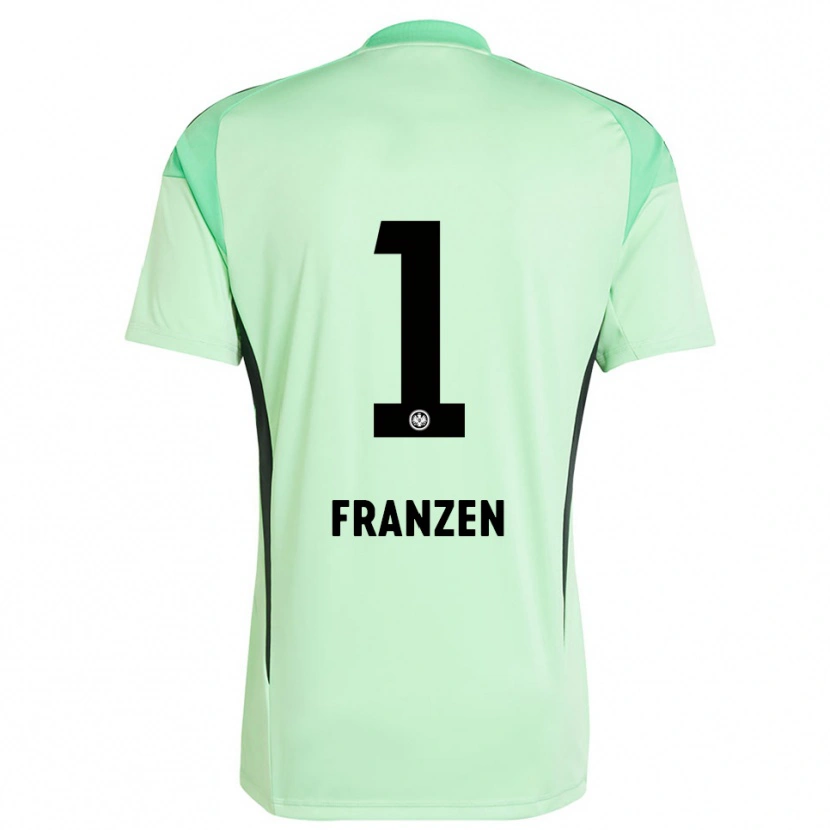 Danxen Børn Marlon Franzen #1 Lys Grøn Sort Målmandstrøje 2025/26 Trøje T-shirt