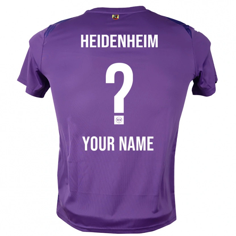 Danxen Børn 1. FC Heidenheim Medium Orkide Målmandstrøje 2025/26 Trøje T-shirt