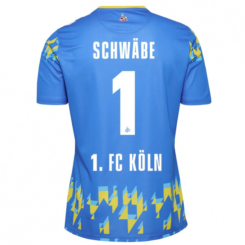 Danxen Børn Marvin Schwäbe #1 Kornblomst Blå Målmandstrøje 2025/26 Trøje T-shirt
