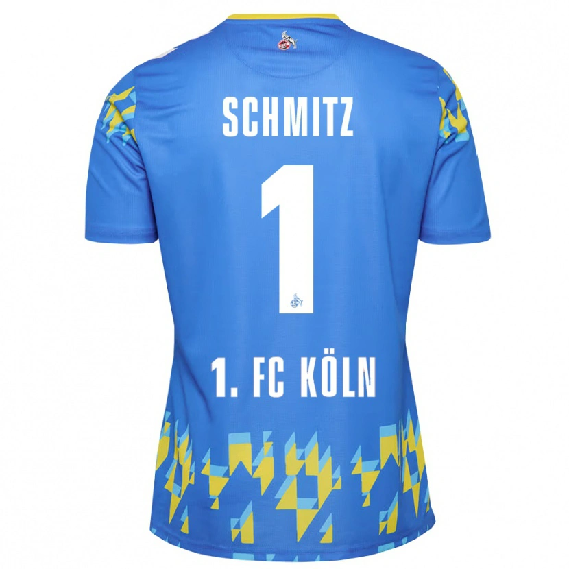 Danxen Børn Lisa Schmitz #1 Kornblomst Blå Målmandstrøje 2025/26 Trøje T-shirt