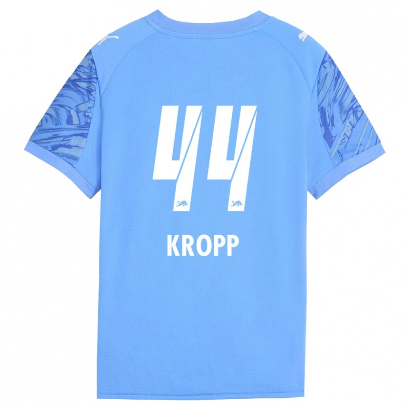 Danxen Børn Mirja Kropp #44 Kongeb Blå Rød Målmandstrøje 2025/26 Trøje T-shirt