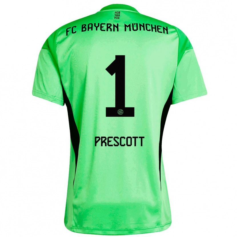 Danxen Børn Leonard Prescott #1 Mellem Forårsgrøn Målmandstrøje 2025/26 Trøje T-shirt