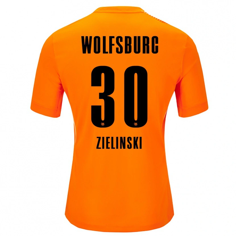 Danxen Børn Jakub Zielinski #30 Rød Sort Målmandstrøje 2025/26 Trøje T-shirt