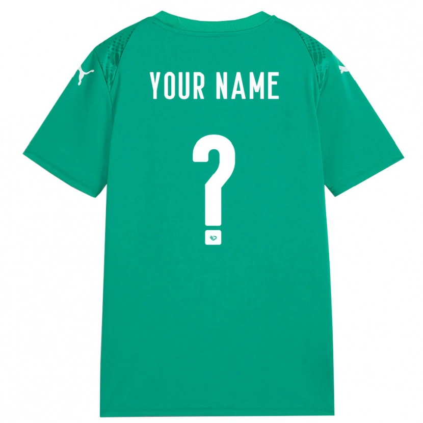 Danxen Børn Palermo FC Hav Grøn Hvid Målmandstrøje 2025/26 Trøje T-shirt