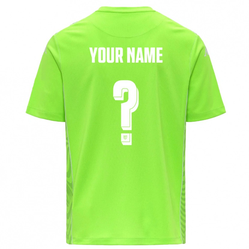 Danxen Børn Spezia Calcio Plæne Grøn Hvid Målmandstrøje 2025/26 Trøje T-shirt