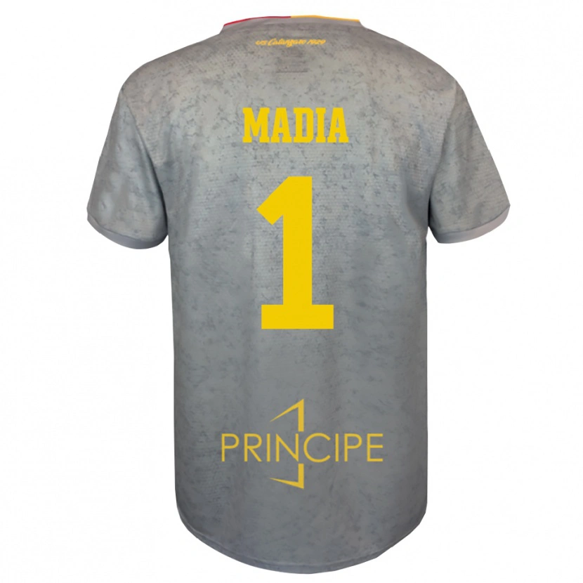 Danxen Børn Lorenzo Madia #1 Sølv Sand Brun Målmandstrøje 2025/26 Trøje T-shirt