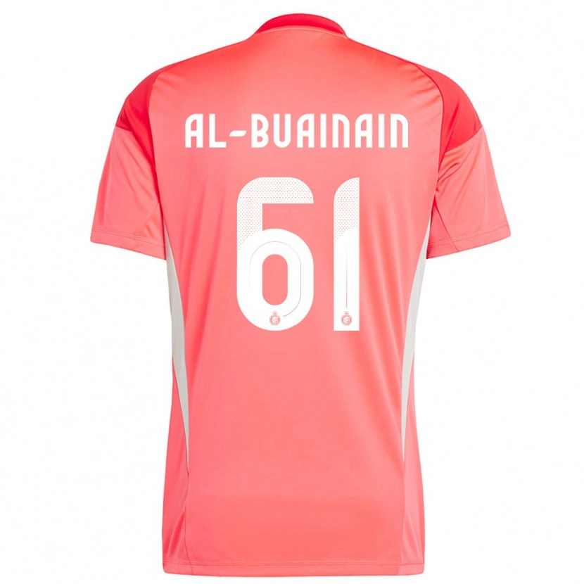Danxen Børn Mubarak Al-Buainain #61 Rød Orange Gul Målmandstrøje 2025/26 Trøje T-shirt