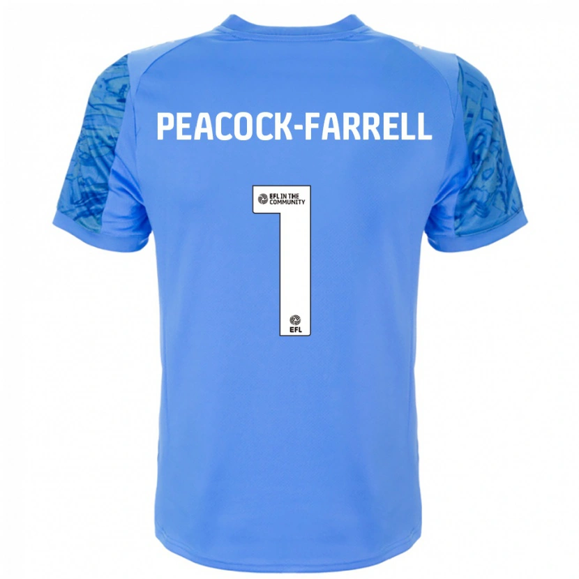 Danxen Børn Bailey Peacock-Farrell #1 Dodger Blå Målmandstrøje 2025/26 Trøje T-shirt