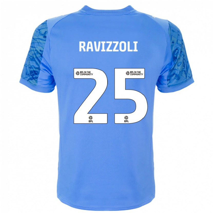 Danxen Børn Franco Ravizzoli #25 Dodger Blå Målmandstrøje 2025/26 Trøje T-shirt