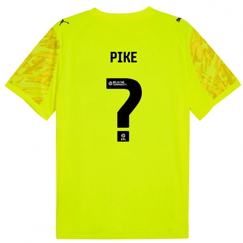 Danxen Børn Ethan Pike #0 Fluorescerende Grøn Målmandstrøje 2025/26 Trøje T-shirt