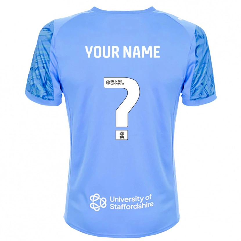 Danxen Børn Port Vale Kongeb Blå Målmandstrøje 2025/26 Trøje T-shirt