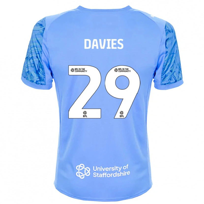 Danxen Børn Arron Davies #29 Kongeb Blå Målmandstrøje 2025/26 Trøje T-shirt