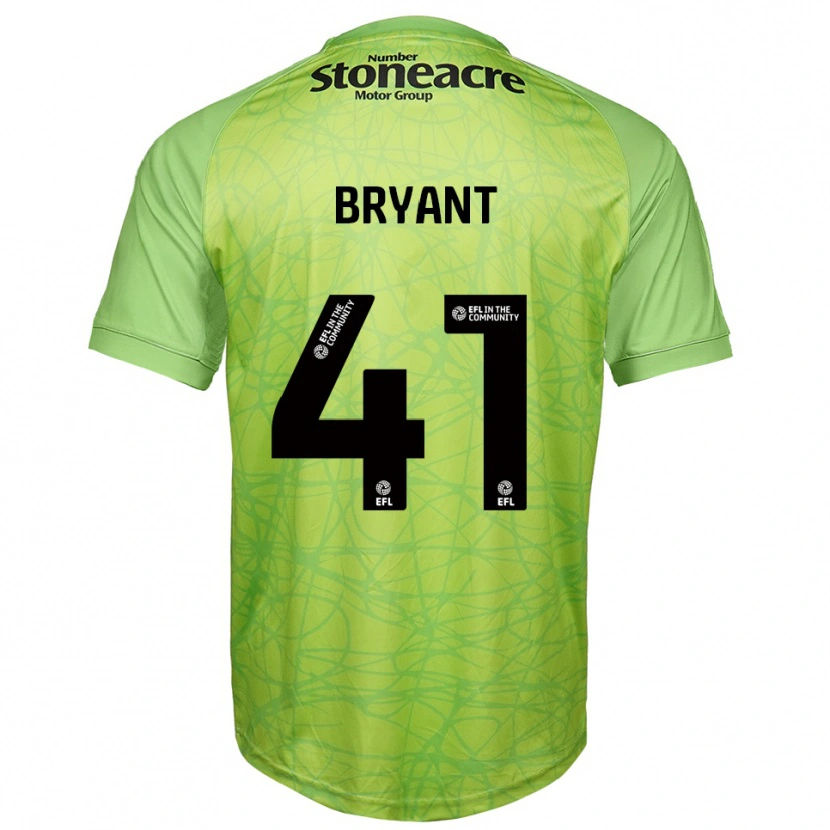 Danxen Børn Jacob Bryant #41 Lysegrøn Målmandstrøje 2025/26 Trøje T-shirt