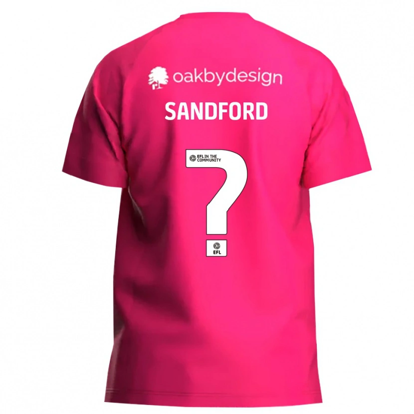 Danxen Børn Claudia Sandford #0 Magenta Målmandstrøje 2025/26 Trøje T-shirt