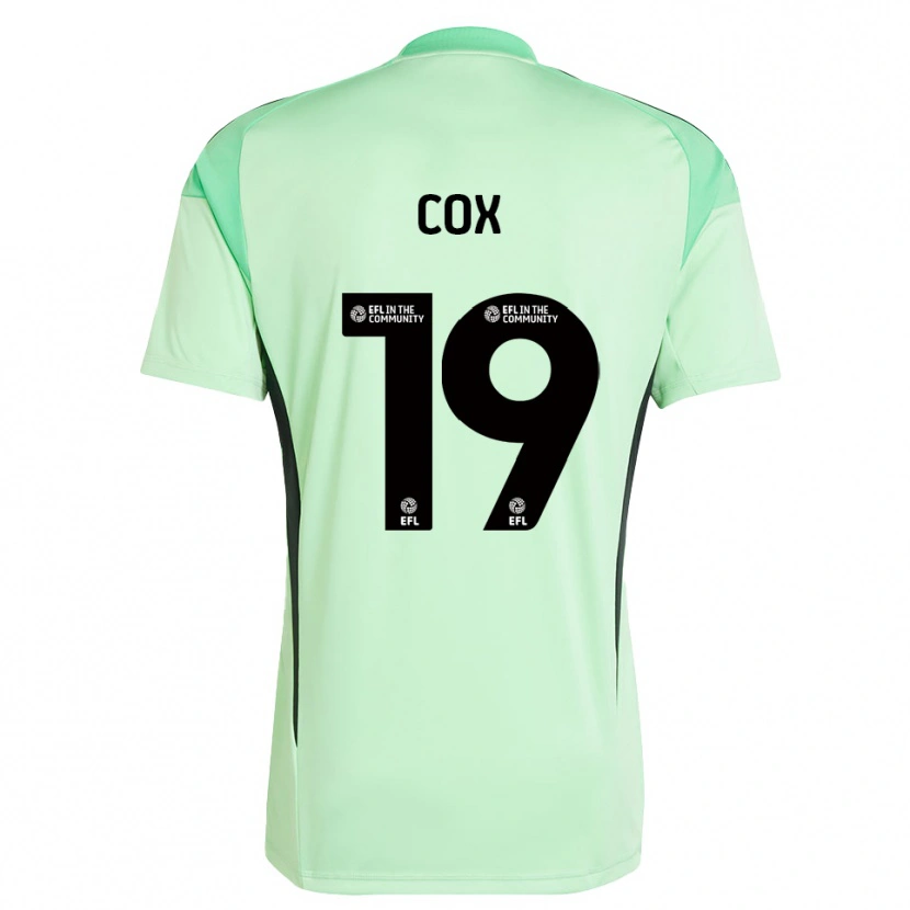 Danxen Børn Hannah Cox #19 Lys Grøn Sort Målmandstrøje 2025/26 Trøje T-shirt