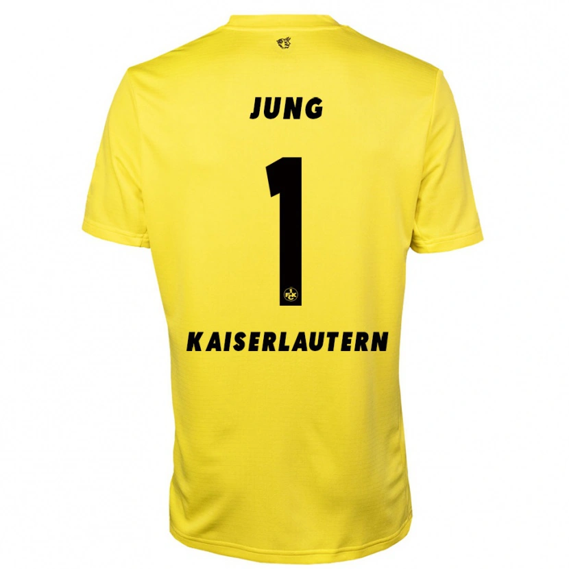 Danxen Børn Moritz Jung #1 Gul Sort Målmandstrøje 2025/26 Trøje T-shirt